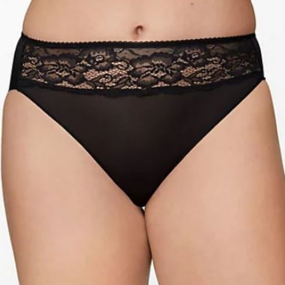 SOMA S/5 Vanishing Edge Microfiber High Leg Briefs - Picture 3 of 3